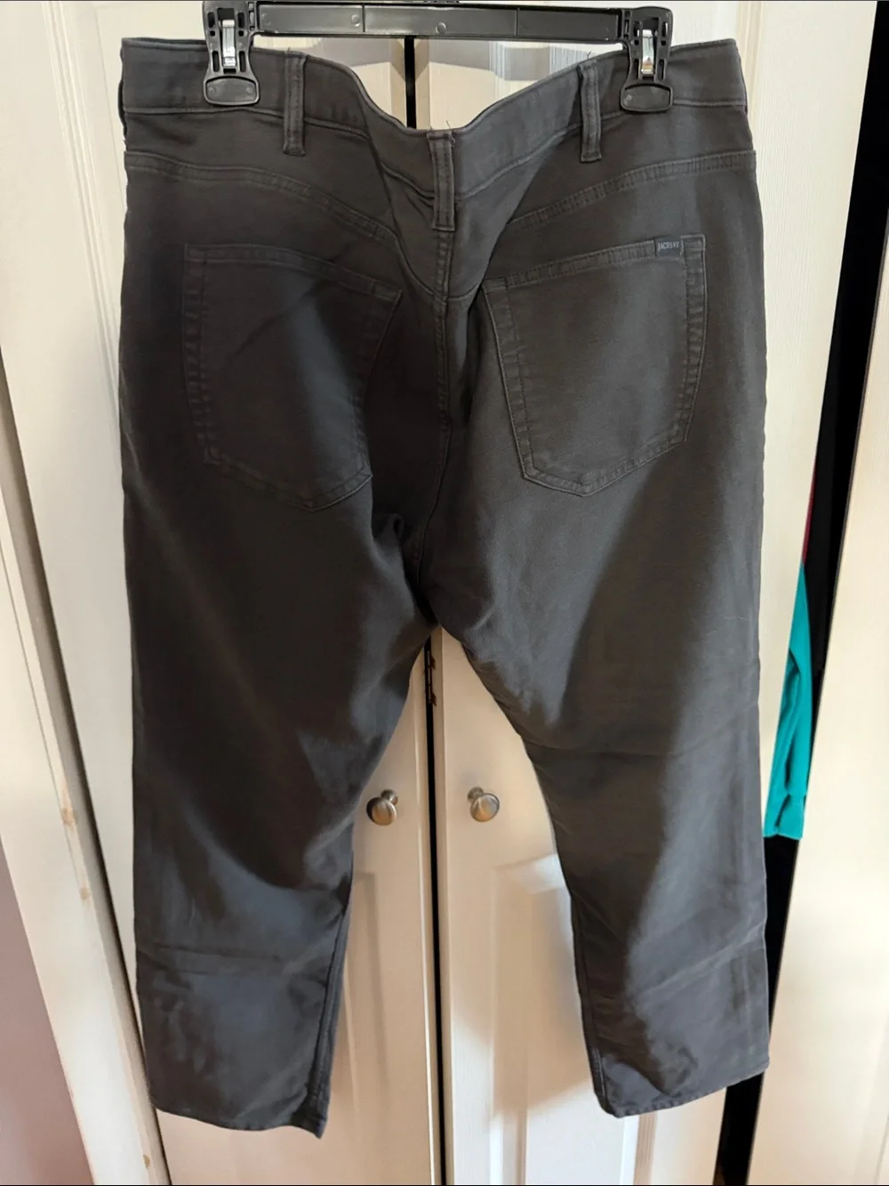 Men's Slim Straight Jeans in Charcoal — Classic Everyday Style
